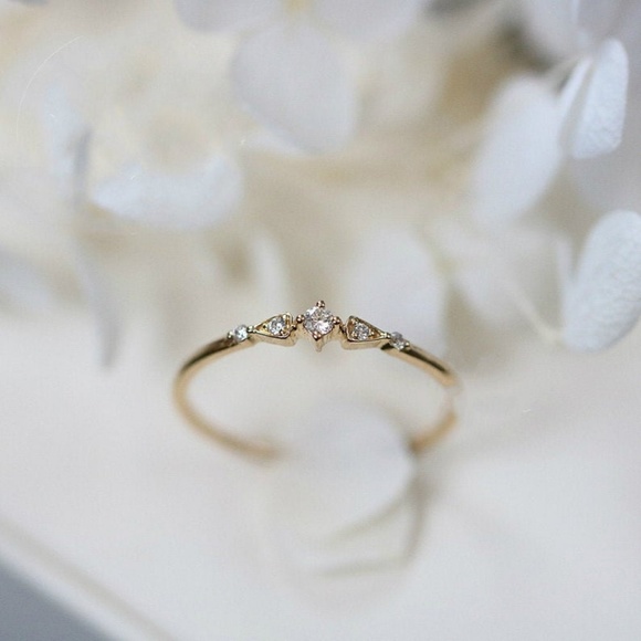 CZ Stacking Rings - Picture 6 of 7